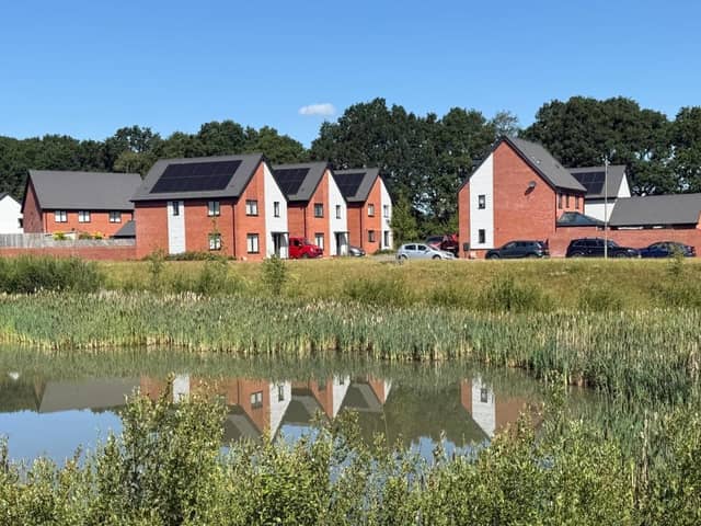 Taylor Wimpey is inviting homebuyers to Woodlands Chase to take a look at its unfinished homes.
