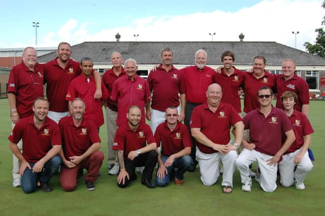 Flashback - Robert Simpson lines up in a Waverley team group in 2013. Back (from left): Iain Mackenzie, Mark Hammond, Robert, Ron Adams, Barry Starks, Graham Guy, Tony Ingram, Olly Mew, Shaun O'Mara, Tom Payne. Front: Matt Marchant, Bill McCubbin, Alex Marchant, Gary Starks, Phil Drewball, Paul Cooke, Louis McCubbin.