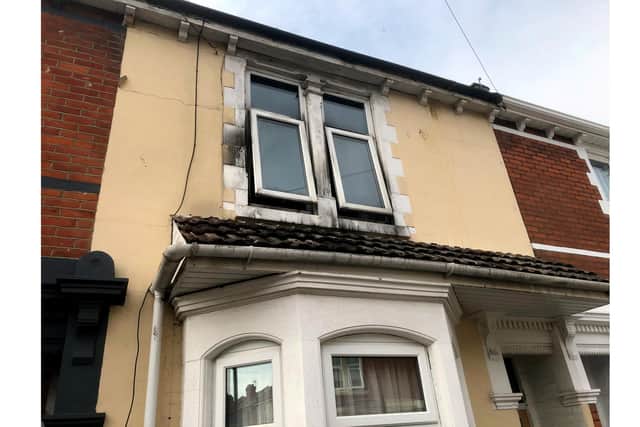 The fire damaged property in Telephone Road, Southsea
Picture: The News, Portsmouth