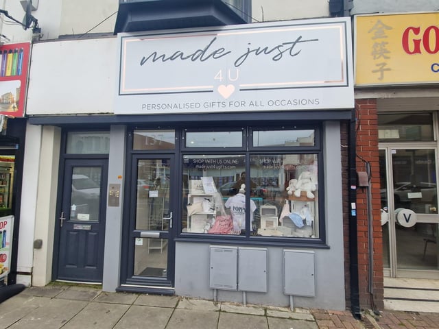 Made Just 4 U gift shop in North End, Portsmouth.