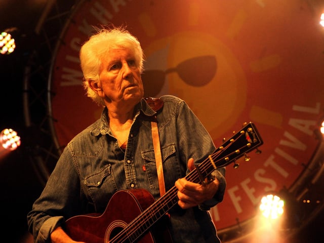 Graham Nash peforming at Wickham Festival in 2019.
Picture: Paul Windsor