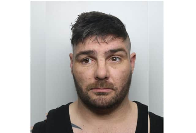 Robert Lennon, 37, is wanted by Northamptonshire police after breaching bail conditions. He has links to the Portsmouth area.