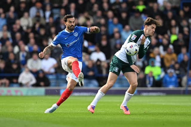 The 34-year-old didn’t feature in Pompey’s opening eight matches following knee surgery. Picture: John Mallett/ProSportsImages