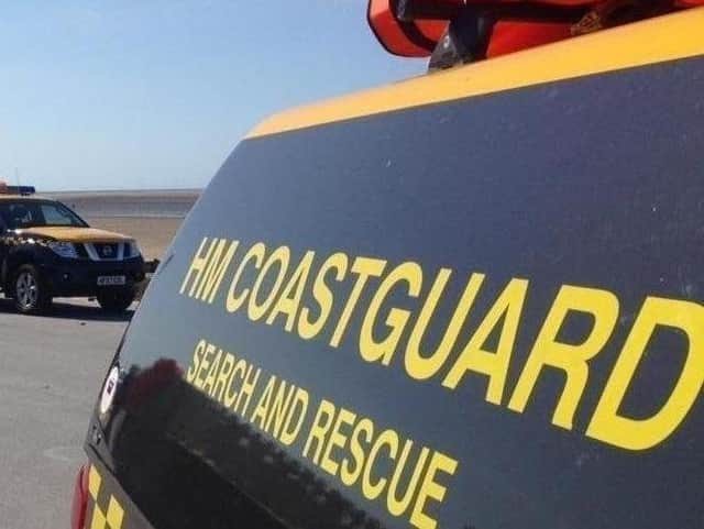 Solent Coastguard have helped to evacuate on injured man on the Isle of Wight to safety.