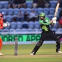 James Vince on his way to a top score of 40 for Southern Brave against the Welsh Fire. Photo by Nathan Stirk/Getty Images.