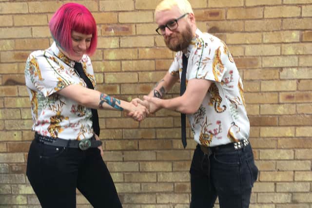 Tasha Trigger and Adam Martin of Lathe To The Grave