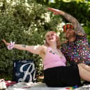 Fareham's first Pride picnic, Civic Gardens, FarehamPicture: Chris Moorhouse (130626-69)