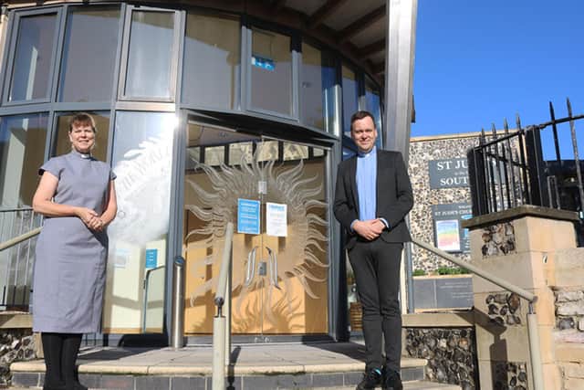 Reverend Adam Tams, new vicar of St Jude’s Church in Southsea.