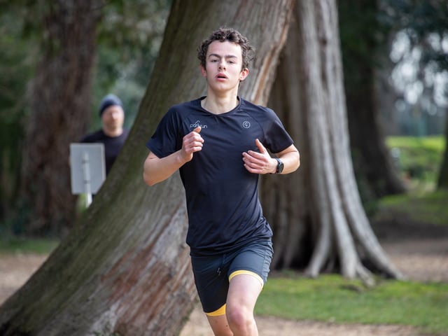 Competitors in Saturday morning's Havant parkrun at Staunton Country Park. Picture: Alex Shute