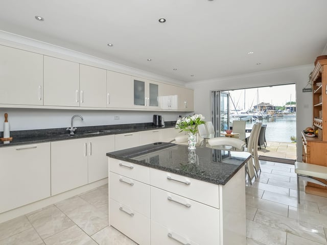 This four storey waterfront home set in Port Solent is on the market for a guide price of £950,000