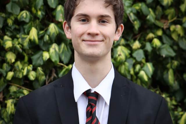 Alex, who has been offered a place at Harvard University in the USA.