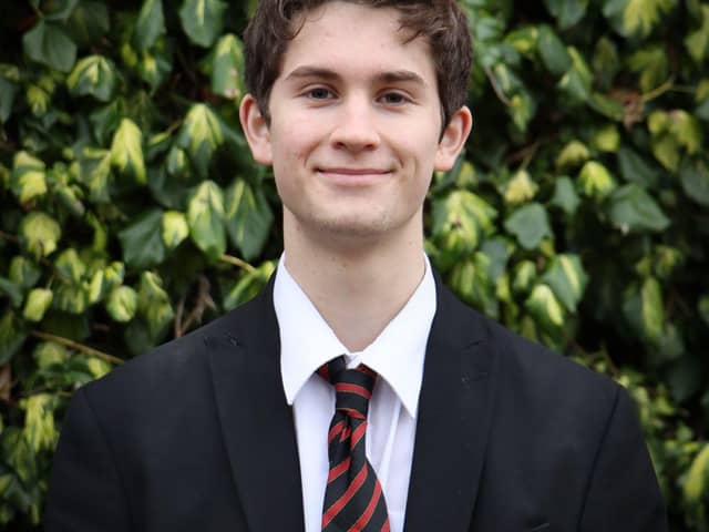 Alex, who has been offered a place at Harvard University in the USA.
