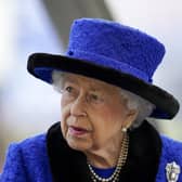 ASCOT, ENGLAND - OCTOBER 16: Queen Elizabeth II during the QIPCO British Champions Day at Ascot Racecourse on October 16, 2021 in Ascot, England. (Photo by Alan Crowhurst/Getty Images)