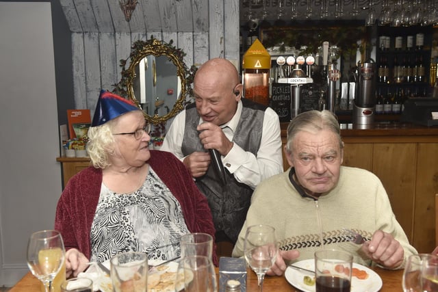 The annual Christmas lunch for OAPs at the White Hart pub in Denmead on Tuesday, December 5, 2023.

Picture: Sarah Standing (051223-3150)