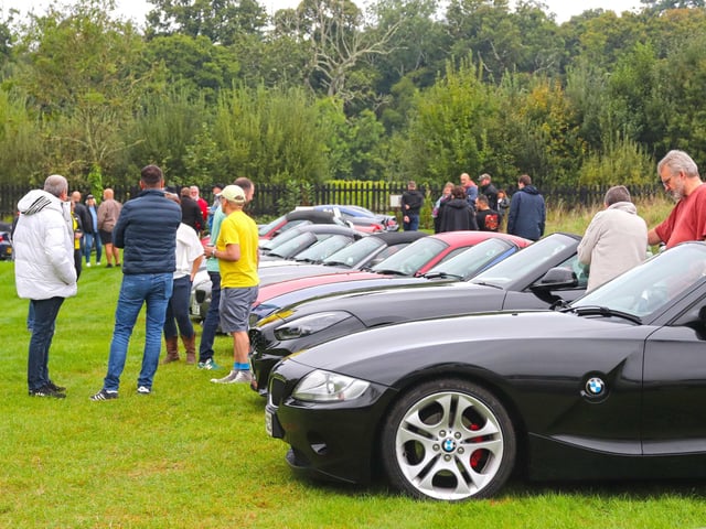 Cars on display at Simply BMW