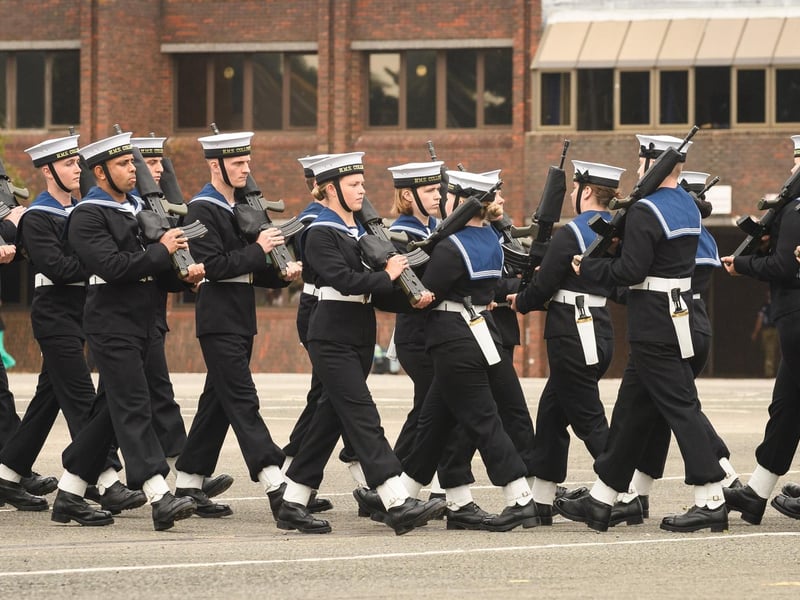 HMS Collingwood Ceremonial Drill Display