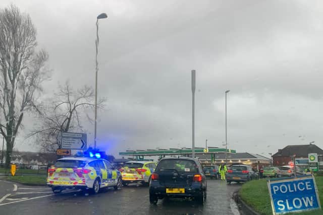 Police have been called to the scene. Picture: Contributed