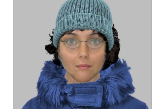 A CGI rendering of a description of the woman with whom Crimestoppers wishes to speak. Picture: Crimestoppers