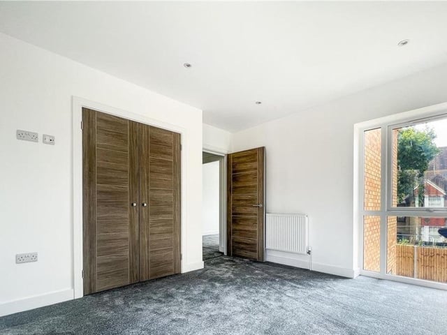There is no forward chain on this home and there is a ten year warranty.