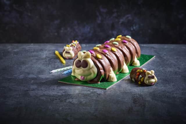 Marks & Spencer's Colin the Caterpillar cake. Picture: M&S/PA Wire