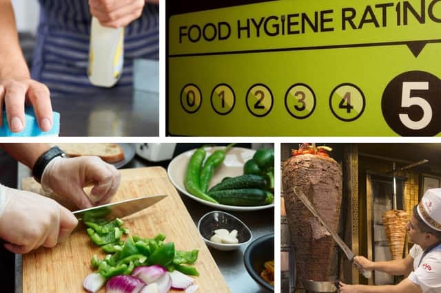 Hundred of food firms across the Portsmouth area have been slapped with warnings and enforcement action for failing to meet satisfactory food hygiene standards