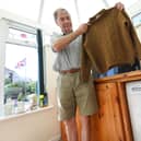 Derek Tolley of Fareham, was bought an expensive jumper by his  wife for Christmas. Despite following the washing instructions, it came out as a 'small' after washing. With the help of the Streetwise team on The News, Mr Tolley has now accepted a refund from the shop Picture: Chris Moorhouse (jpns 210523-04)