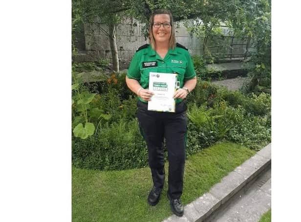 Guinness employee, and St John Ambulance volunteer, Kat Fell, who has helped more than 100 people join the NHS Covid-19 vaccination programme