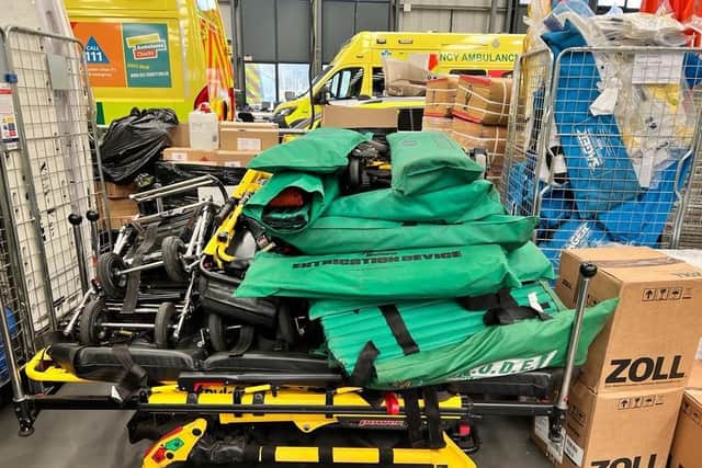 Medical supplies collected by SCAS to go to Ukraine