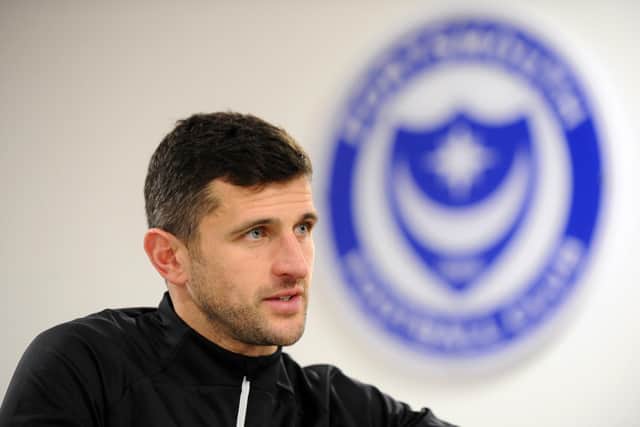 Pompey boss John Mousinho is looking at utilising the loan market in January. Pic: Sarah Standing.