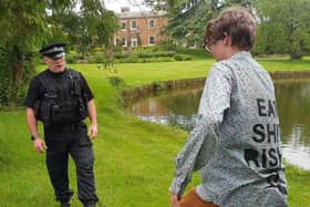 Four men have been arrested following the incident at Rishi Sunak's North Yorkshire home. 
Picture Credit: Youth Demand