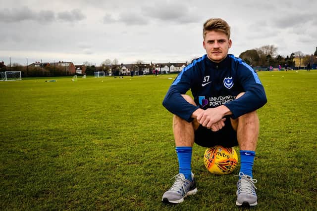 Lloyd Isgrove failed to make a single appearance for Pompey during his loan spell from Barnsley in 2018-19.  Picture: Colin Farmery