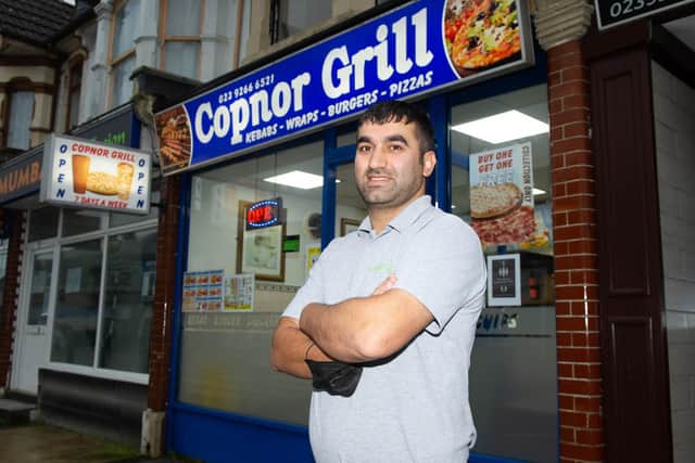Chef Ibrahim Ulucan outside Copnor Grill, Portsmouth. Picture: Habibur Rahman