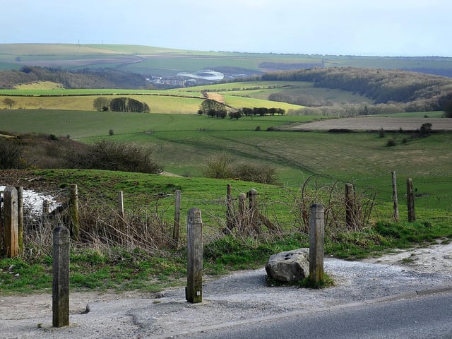 For some Pompey folk, anyone travelling further than the South Downs (pictured) can be considered to be going "to the north".