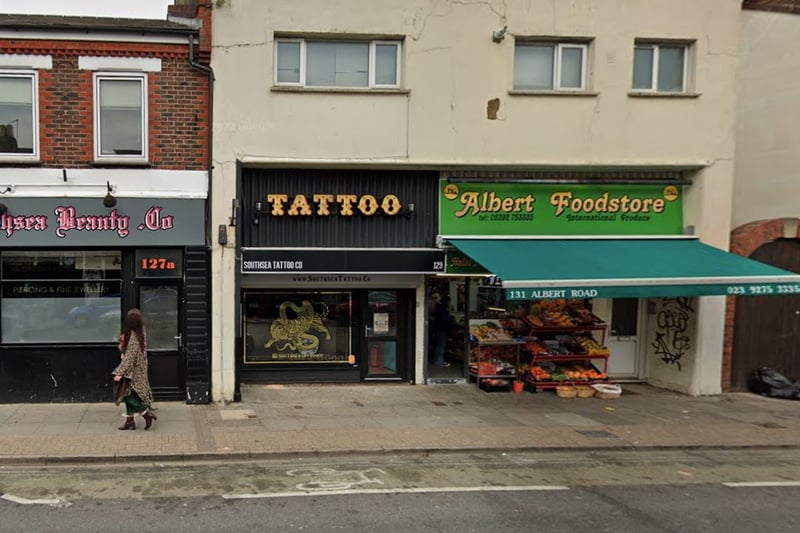 Southsea Tattoo Co, Southsea, has a rating of 4.9 on Google with 127 reviews.