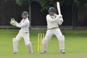 Sam Robinson smashed a quickfire half-century for Bedhampton against Portsmouth. Picture: Neil Marshall