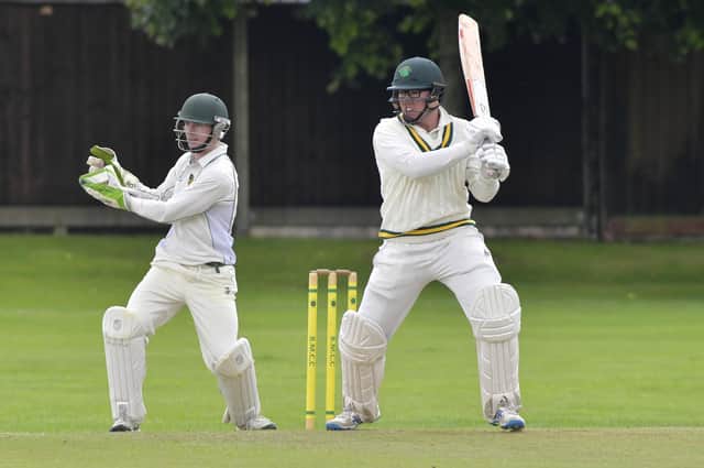 Sam Robinson smashed a quickfire half-century for Bedhampton against Portsmouth. Picture: Neil Marshall