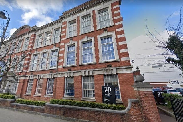 558 applications were made to get into Priory School. 320 were considered and 260 were offered a place.
Photo credit: Google Street View