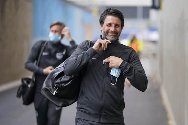 Danny Cowley insists he is focusing on Pompey's final League One fixture rather than fretting over his Pompey future. Picture: Jason Brown/ProSportsImages