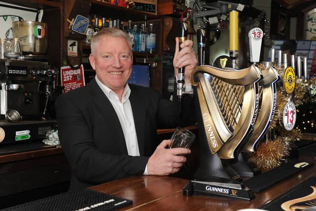 Iain Kirby, from Shenanigans in Southsea. Pictured here in 2018 in happier times.