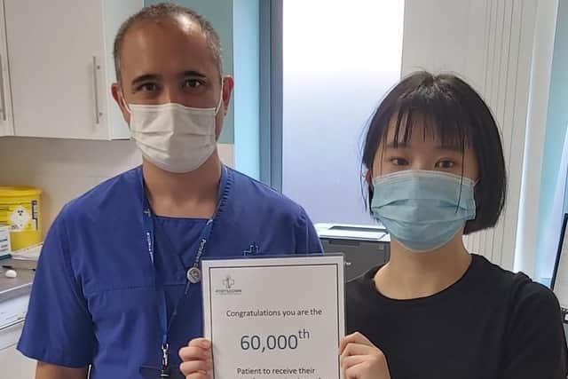 Sydney Chin with GP partner, Dr Peter Kipgen at Kingston Crescent Surgery