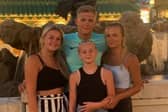 Cassie Buckland and her siblings. 
Left to right: Cassie, 18, Mason, 20, Demi, 16, Tilly, 10