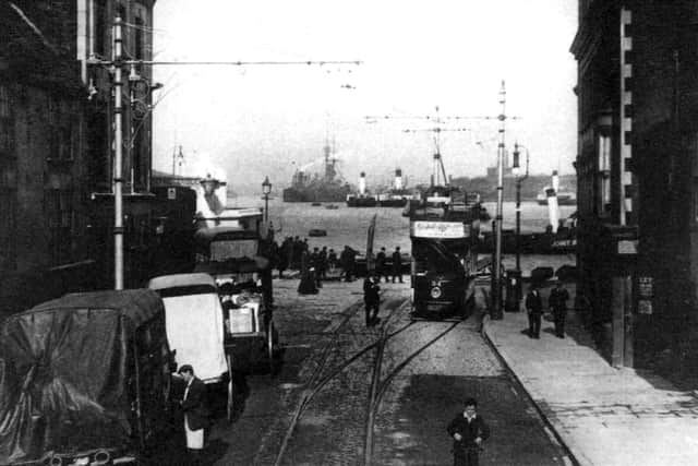 Broad Street, Old Portsmouth, about 1910.