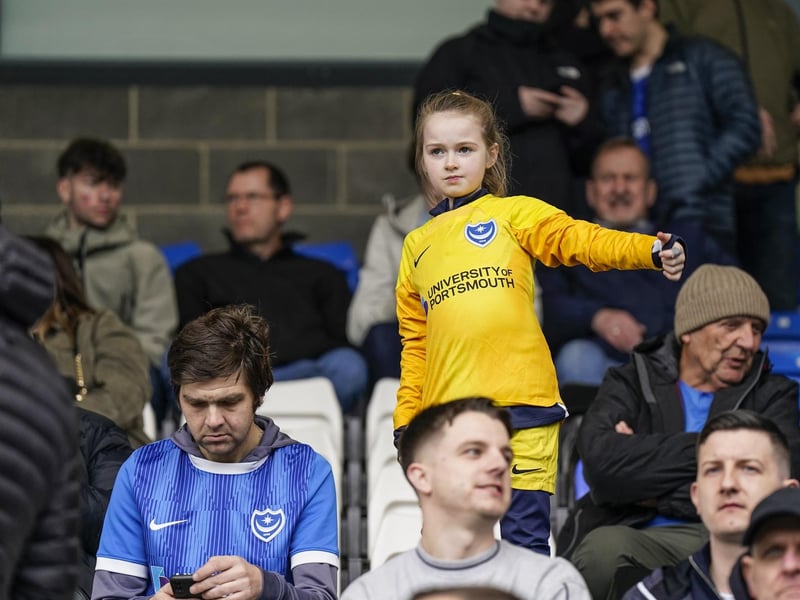 4,019 Pompey fans enjoyed the Blues' 1-0 win at Peterborough