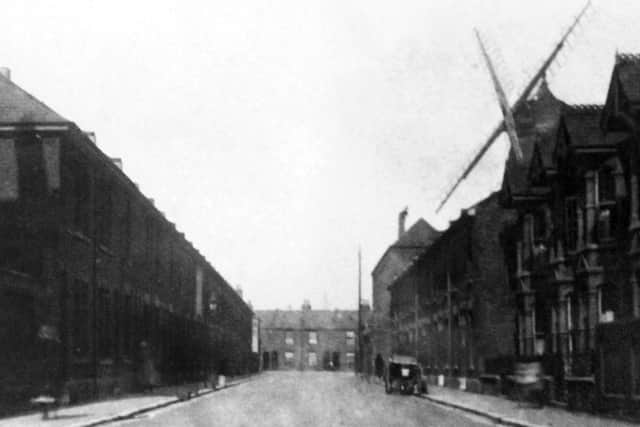The same windmill from Wisborough Road, Southsea.