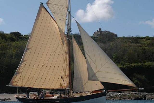 Free tours on board Amelie Rose at Buckler's Hard