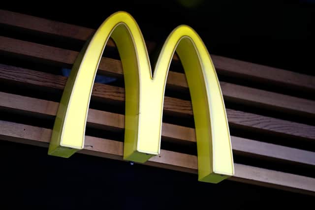 McDonald's is bringing Pokemon Happy Meals to the UK in May. (Photo credit should read TOLGA AKMEN/AFP/Getty Images)