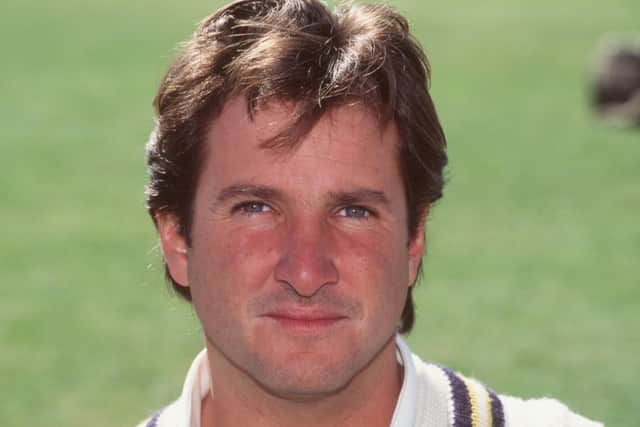 Hampshire captain Mark Nicholas hit a century in a losing cause against Kent in 1987. Picture: John Gichigi/ALLSPORT.