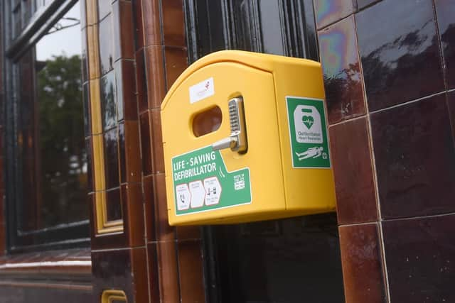 A defibrillator at The King Street Tavern in King Street, Southsea
Picture: Sarah Standing (090622-9810)