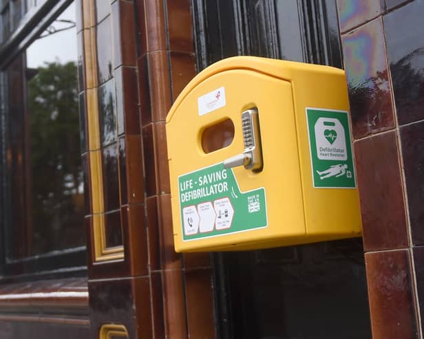 A defibrillator at The King Street Tavern in King Street, Southsea
Picture: Sarah Standing (090622-9810)