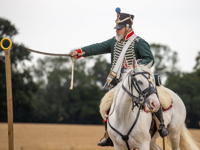 Stansted Park opened its doors for its Summer Festival this weekend, with re-enactments, vintage vehicles, archery, horse displays and lots of fun for the family.
Pictured - The cavalry displays were a big hit with visitors
Photos by Alex Shute